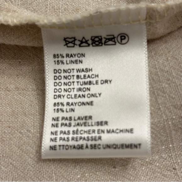 Urban Outfitters Woman Cream V-Neck Babydoll Minimalist Dress Size SP - Picture 4 of 7